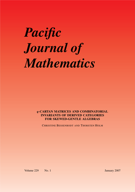 Q-Cartan Matrices and Combinatorialinvariants of Derived