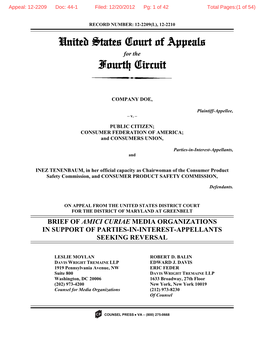 United States Court of Appeals Fourth Circuit