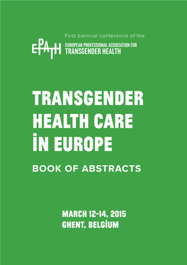 EPATH 2015 Book of Abstracts