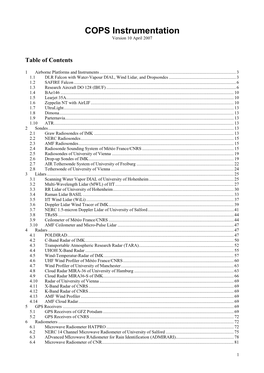 070410 COPS Instrumentation