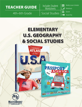 Elementary U.S. Geography & Social Studies (Teacher Guide)