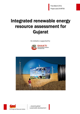 Integrated Renewable Energy Resource Assessment for Gujarat