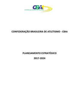 Cbat PLANEJAMENTO ESTRATÉGICO 2017-2024