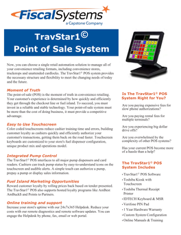 Travstar1© Point of Sale System