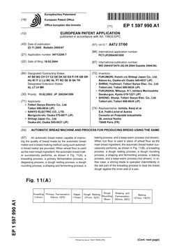 Automatic Bread Machine and Process for Producing Bread Using the Same