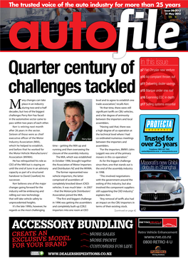Quarter Century of Challenges Tackled