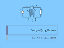 Demystifying Baluns