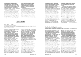 Opera Books Interestingly, a Recurring Leitmotif His Wagnerian Musings Make a Most Throughout the Book Is Thielemann’S Enjoyable Read