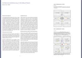 Architecture and Democracy in the Valley of Giants IDEAL DEMOCRATIC STATE Benjamin Evans - 4828445 DEFINITION