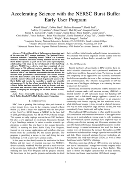 Accelerating Science with the NERSC Burst Buffer Early User Program