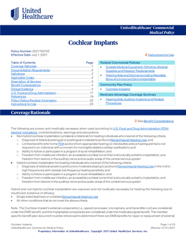 Cochlear Implants