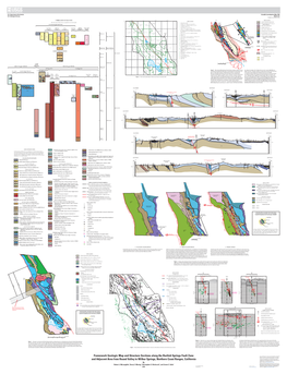 Framework Geologic Map and Structure Sections Along the Bartlett