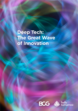 Deep Tech: the Great Wave of Innovation