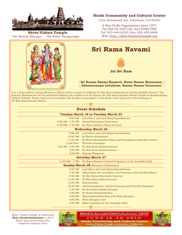 Sri Rama Navami