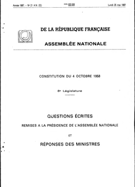 De La République Française