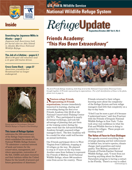 U.S. Fish & Wildlife Service, National Wildlife Refuge System, Refuge