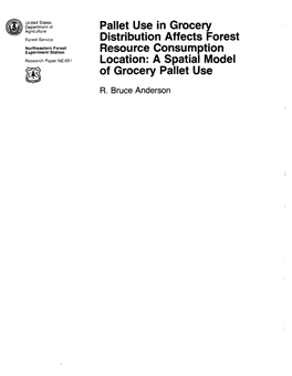 A Spatial Model of Grocery Pallet Use