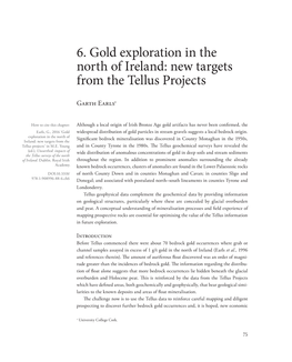 6. Gold Exploration in the North of Ireland: New Targets from the Tellus Projects