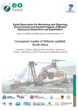 Conceptual Models of Witbank Coalfield, South Africa