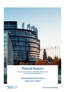 2017 Poland Country Report | SGI Sustainable Governance Indicators