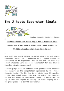 The J Hosts Superstar Finals