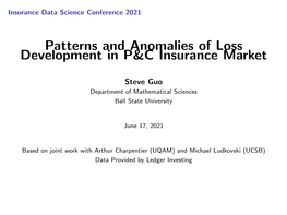 Patterns and Anomalies of Loss Development in P&C Insurance