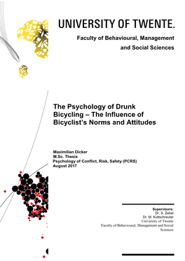 The Psychology of Drunk Bicycling – the Influence of Bicyclist’S Norms and Attitudes