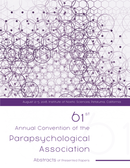 Parapsychological Association Abstracts of Presented Papers61