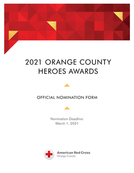 2021 Orange County Heroes Awards