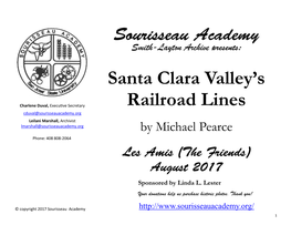 Santa Clara Valley's Railroad Lines