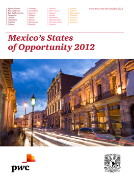 Mexico's States of Opportunity 2012