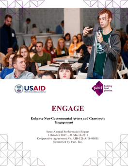 Enhance Non-Governmental Actors and Grassroots Engagement