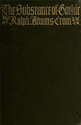 The Substance of Gothic (1917)