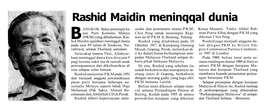 Rashid Maidin Meninqqal Dunia