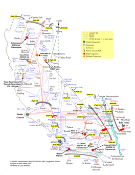 Visio-CA EHV Transmision System W Congestion Points 06 09 06.Vsd