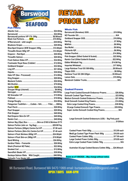 Fish Fillets Whole Fish Atlantic Cod