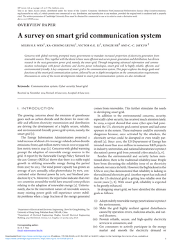 A Survey on Smart Grid Communication System