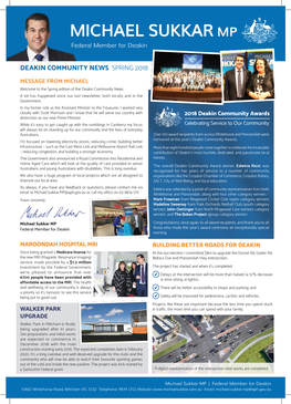 Deakin Community News Spring 2018