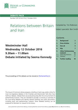 Relations Between Britain and Iran 3