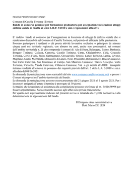 Aa Aa Comune Di Caselle Torinese 2021-06-17 77392.Rtf Pdf