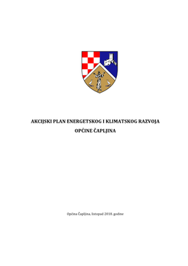 Akcijski Plan Energetskog I Klimatskog Razvoja Općine Čapljina