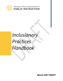 Inclusionary Practices Handbook