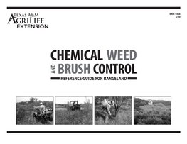 Chemical Weed and Brush Control Reference Guide for Rangeland