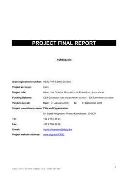 Project Final Report