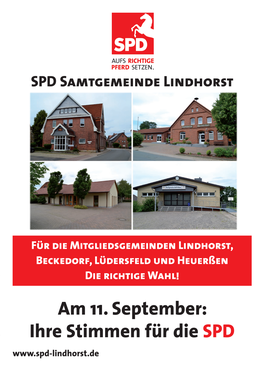 Ihre Stimmen Für Die SPD Unsere Bilanz