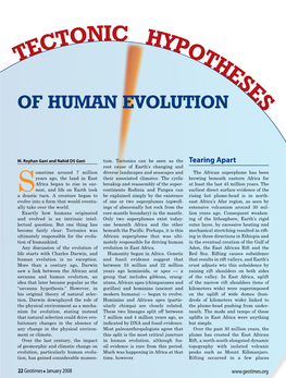 Of Human Evolution S