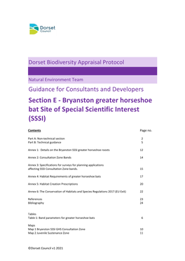 Dorset Biodiversity Appraisal Protocol