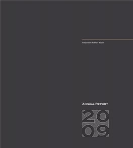 Annual Report Independent Auditors’ Report Annual Report