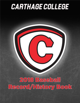 2018 Baseball Record/History Book