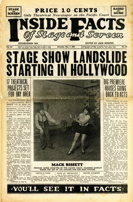 Inside Facts of Stage and Screen (May 3, 1930)